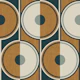Retro Circles leather brown