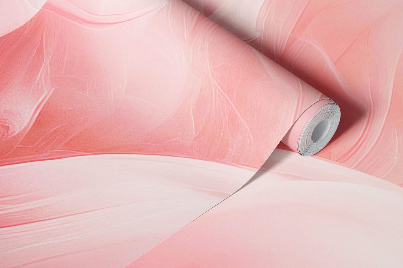 Elegant Blushing Pink Flow wallpaper roll