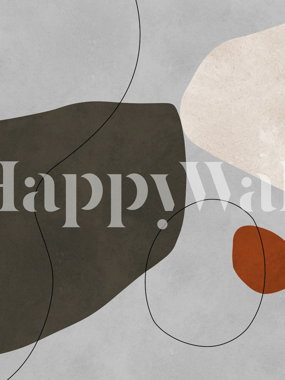 Tapeta Abstract Art Deco w nowoczesnym pokoju