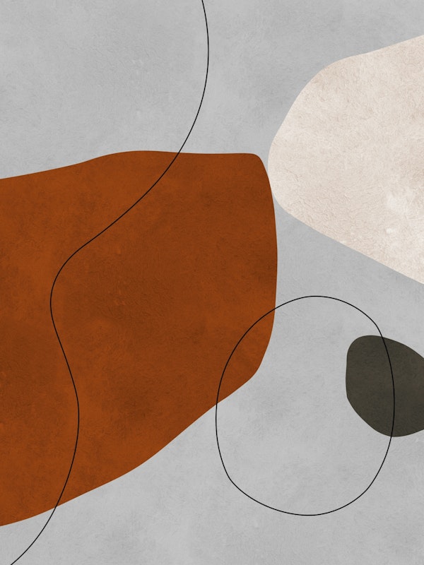 Modern Abstract Earth Tones