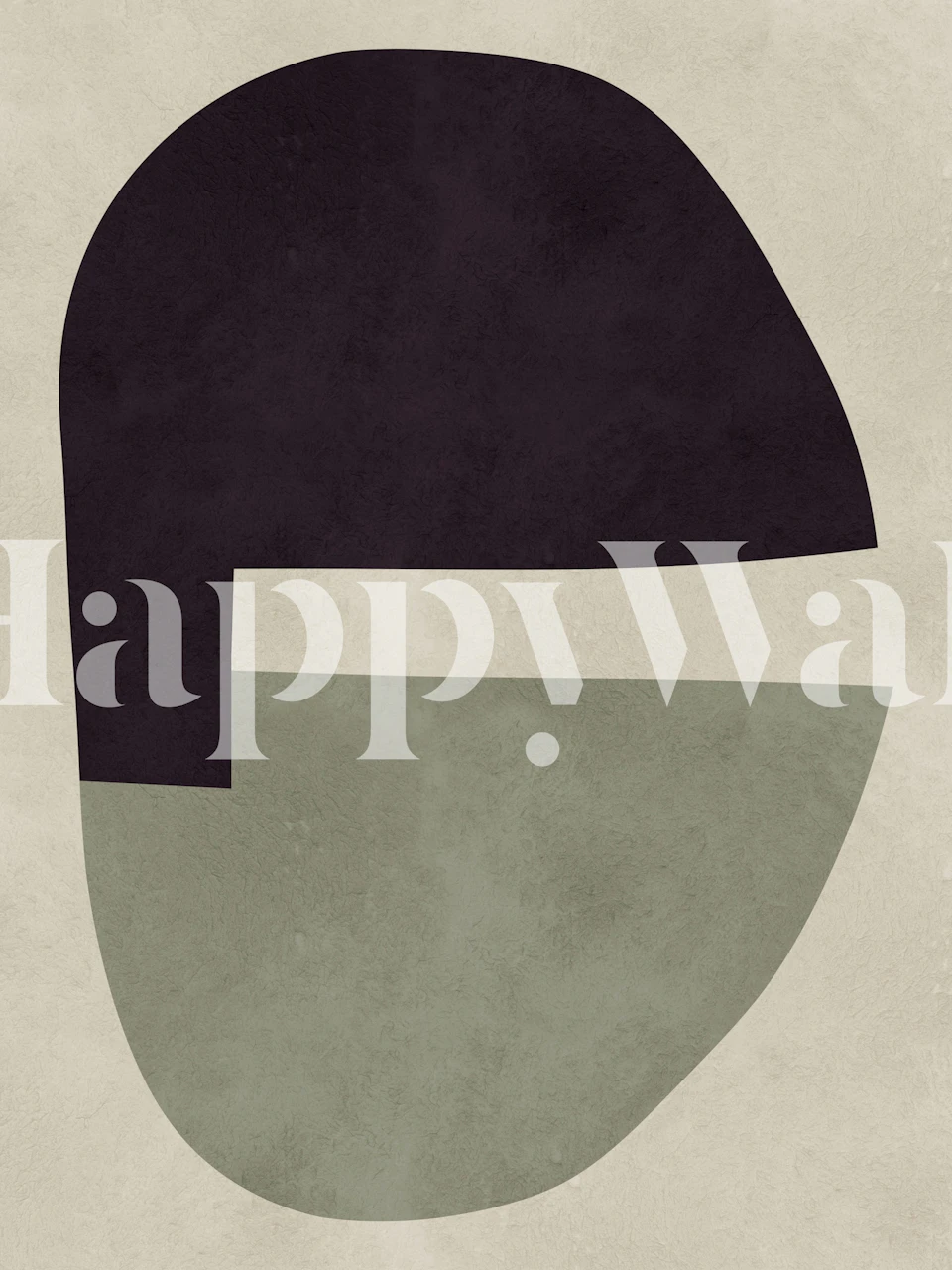 Abstract Geometric Duo wallpaper in a room