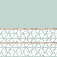 Tranquil Triangles Decor in pastel teal mint wallpaper