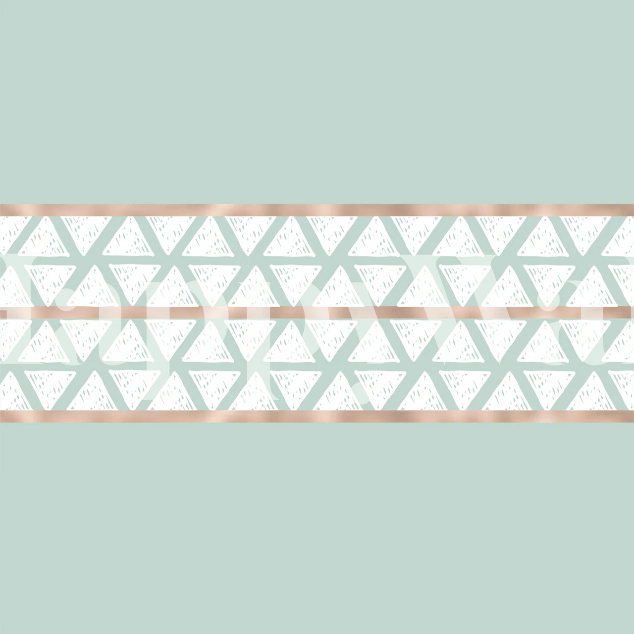 Modern Mint Tripoint-tapetti huoneessa