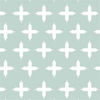 Minty Starburst Array in mint green tapete