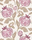 Pomegranates Fruit Pink Pattern
