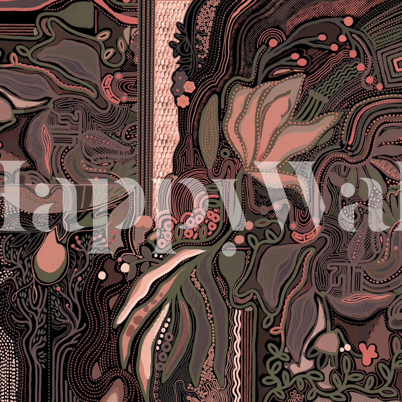 Seraphim wallpaper design in a room