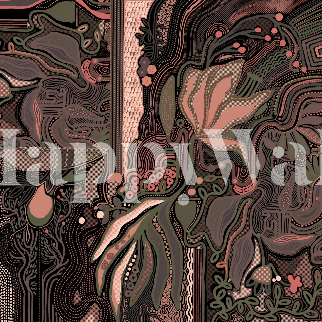 Seraphim wallpaper design in a room