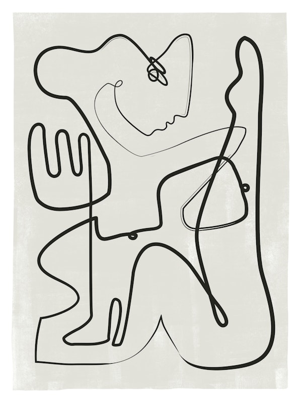 Abstract Line Art Decor