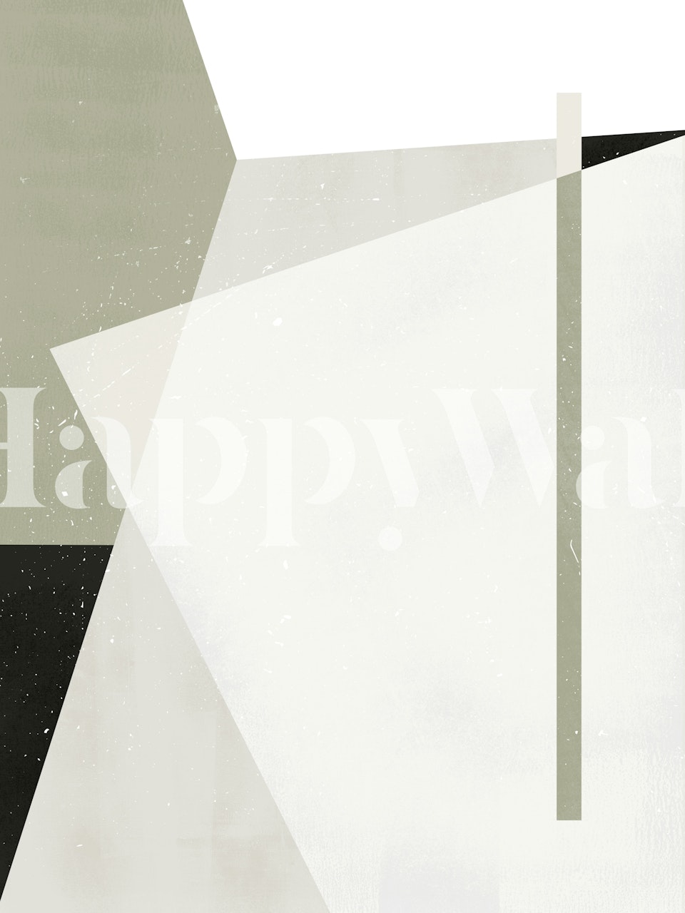 Modern Abstract Angles wallpaper in a room