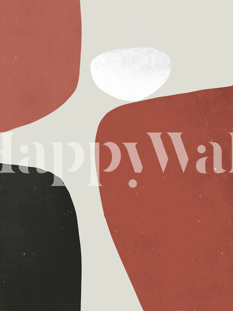 Modern earthy tones wallpaper in a room