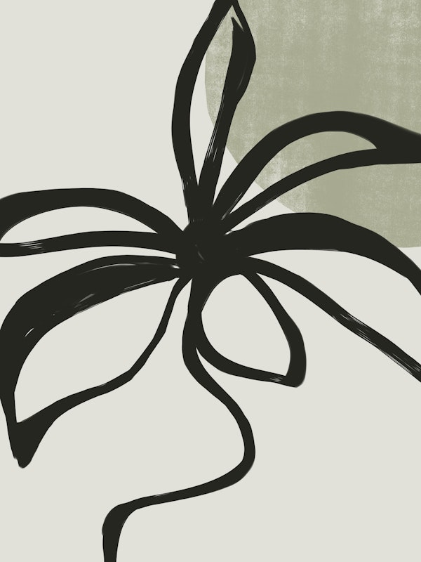 Modern Abstract Swirl