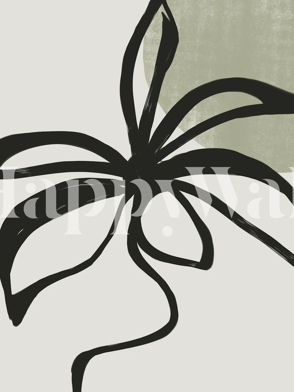 Tapeta Modern Abstract Swirl w pokoju