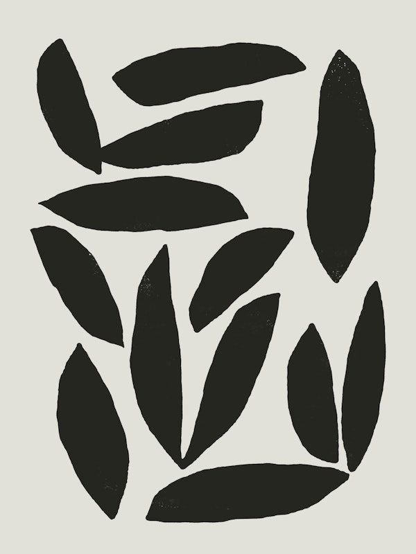 Modern Leaf Silhouettes