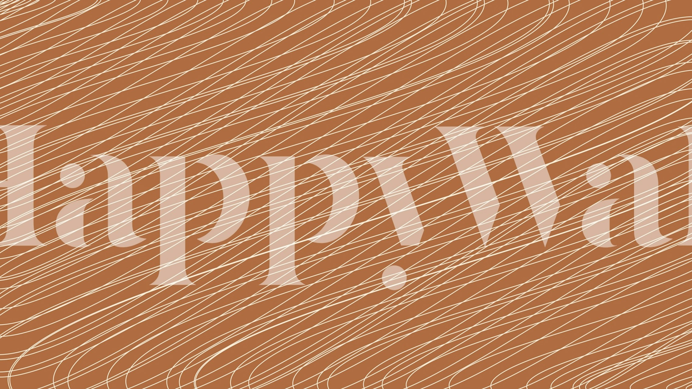 Copper Swirl Charm wallpaper in a room