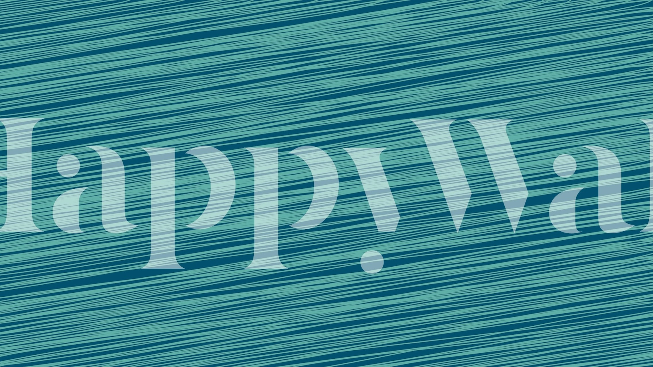 Ταπετσαρία Aqua Brush Waves στο δωμάτιο