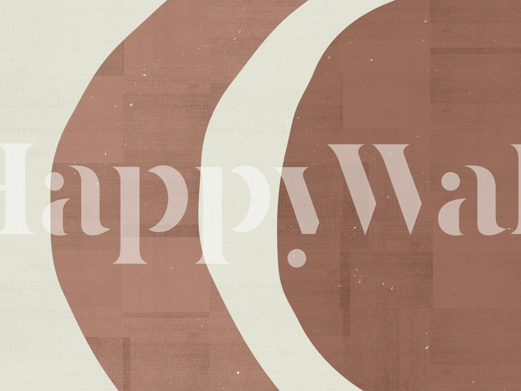 Rustic Chic Arcs wallpaper displayed in a room