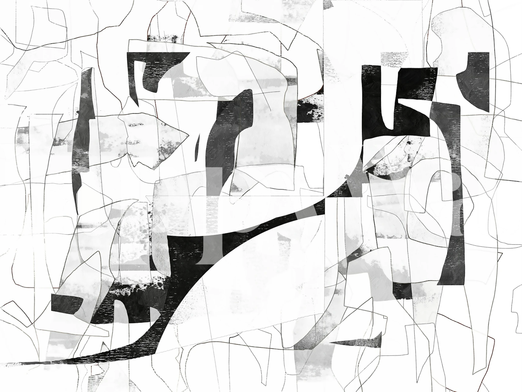 Modern Art Deco Flair tapet i et rom