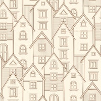Classic Homes Sketch beige brown tapety