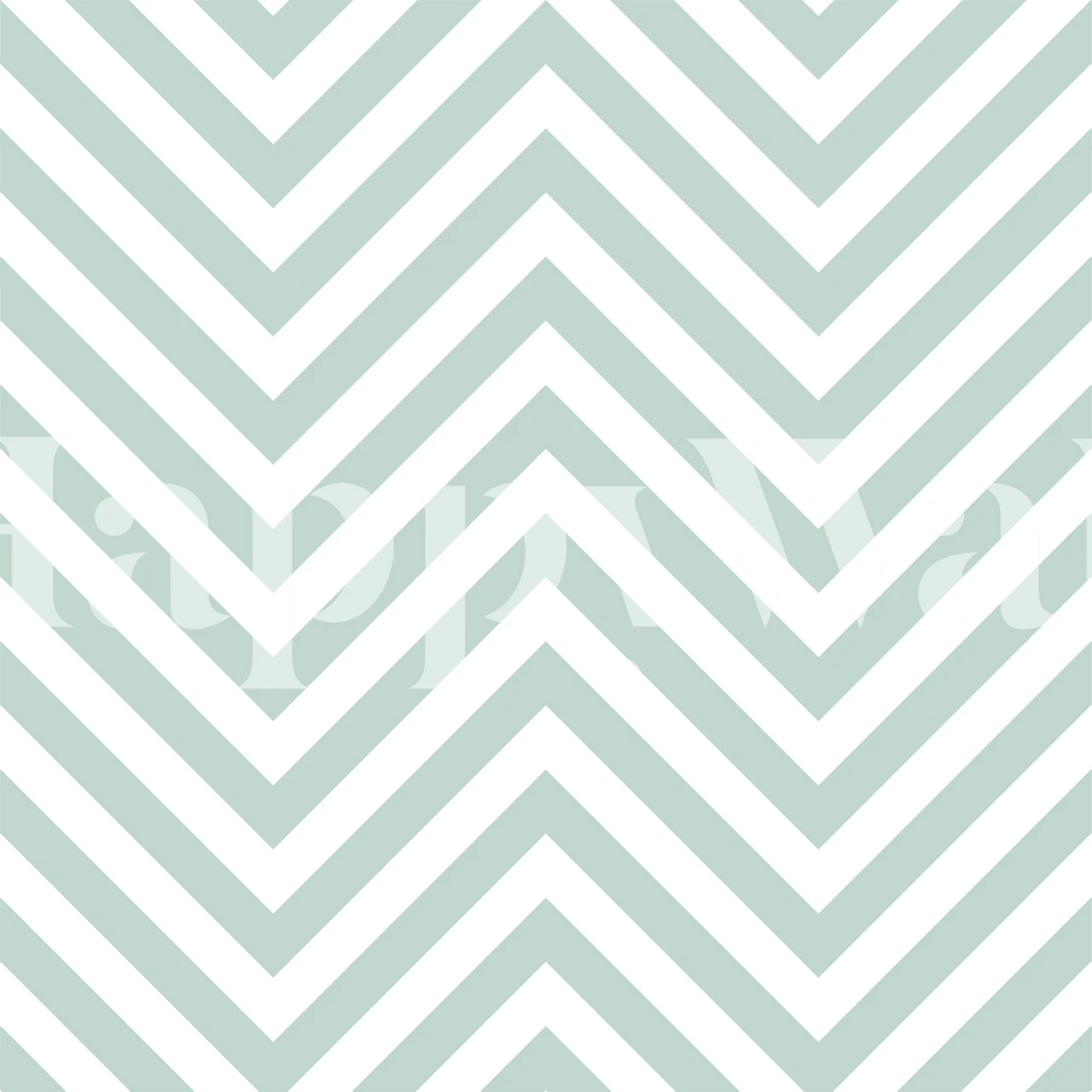 Mint Chevron wallpaper v stylovém pokoji