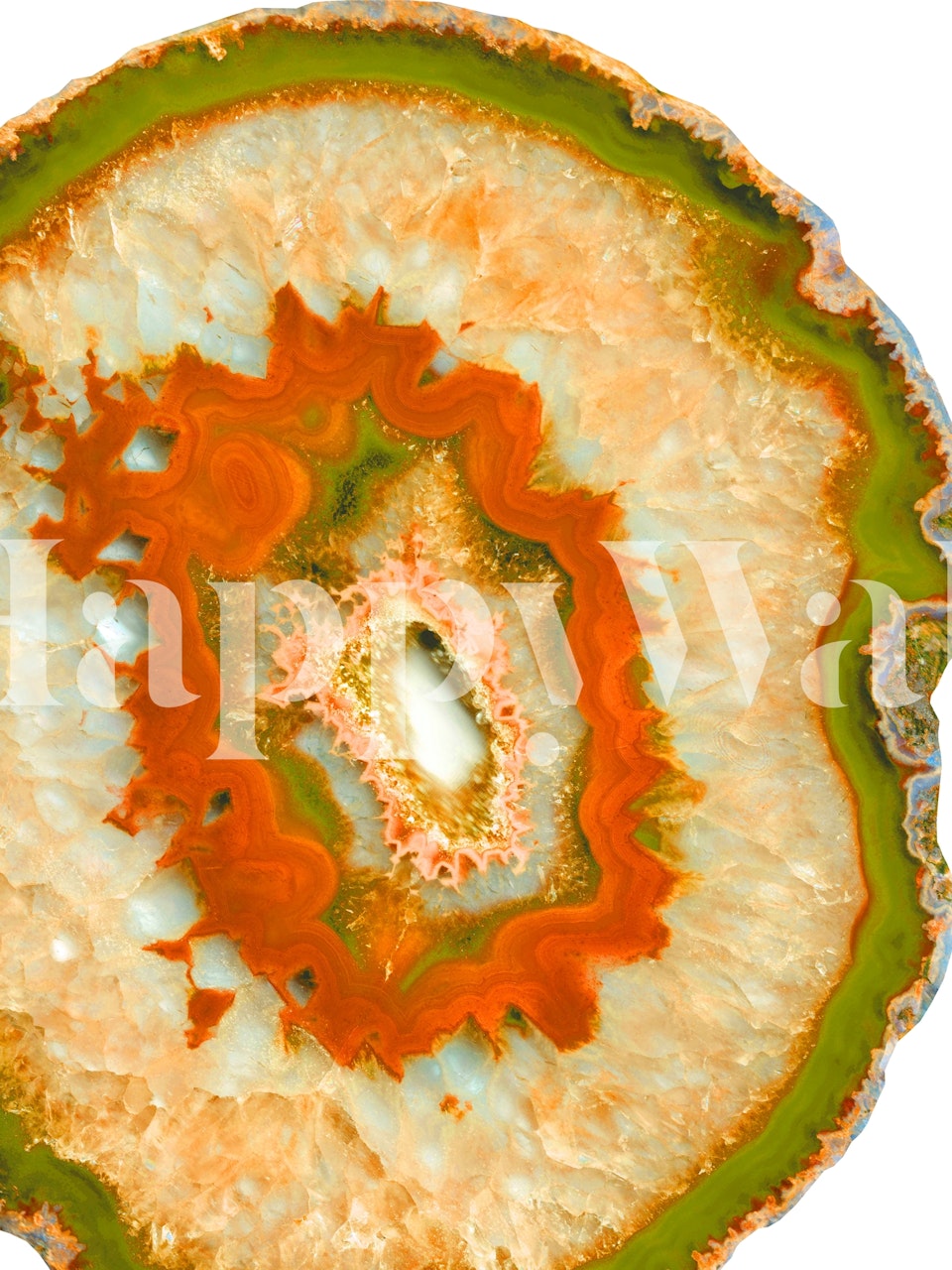 Orange Green Agate 1 tapettisuunnittelu