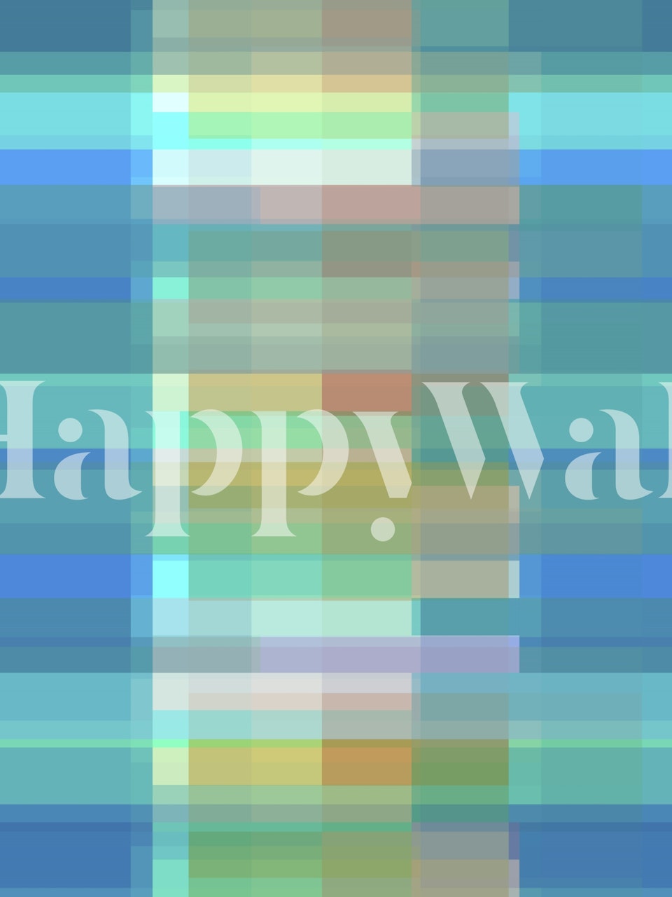 Ταπετσαρία Contemporary Hue Canvas που εμφανίζεται σε ένα δωμάτιο.