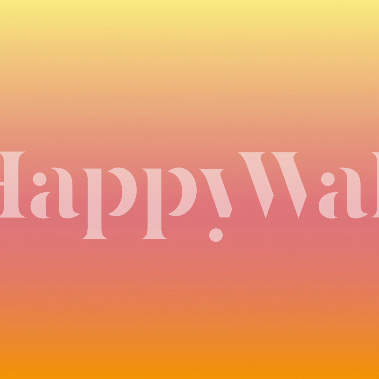 Dopamine sunrise colorgradient wallpaper in a room