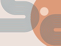 Minimalist Curve Bliss wallpaper