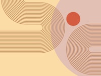 Abstract Curves and Dot wallpaper