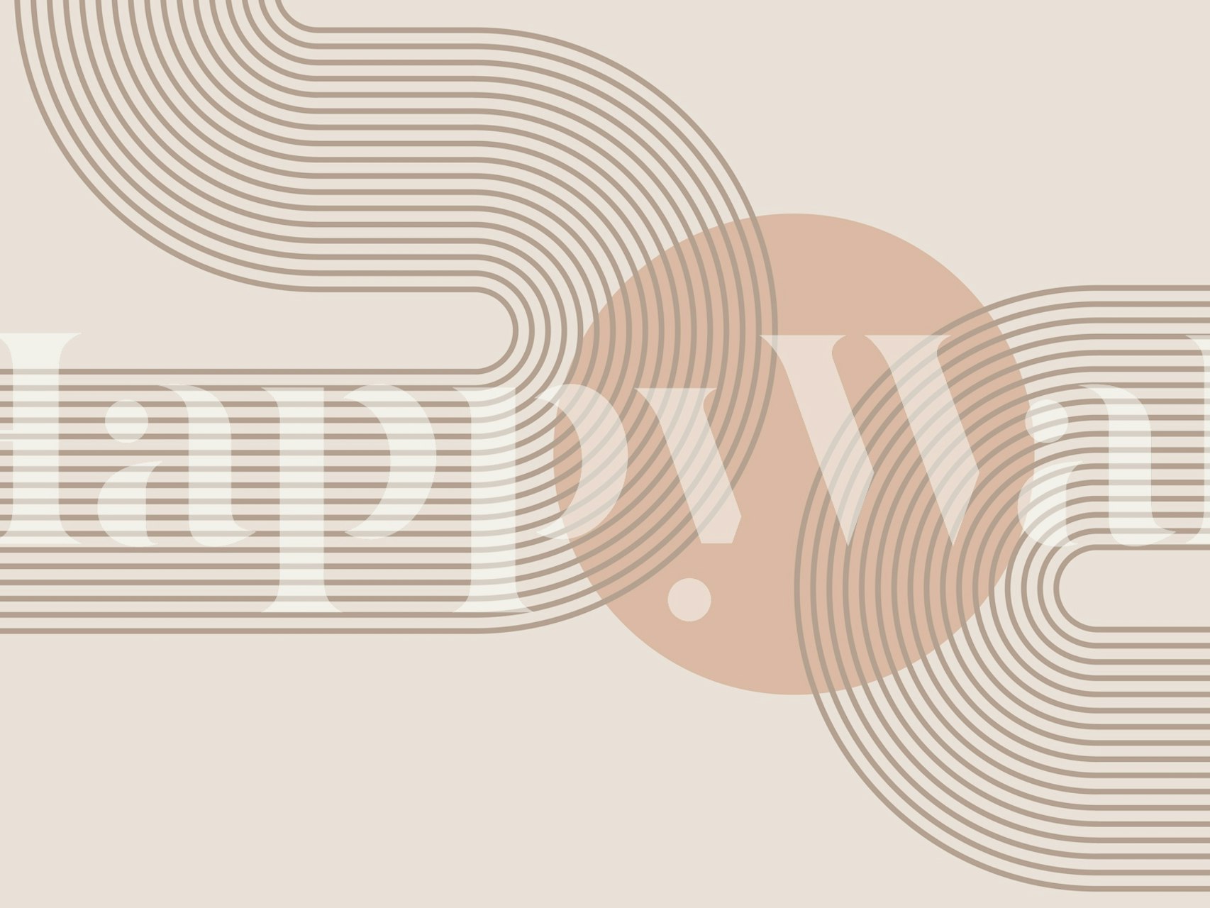 Papel de parede Sunset Symmetry em um quarto