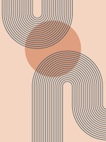 Arching Sun Rays tapete