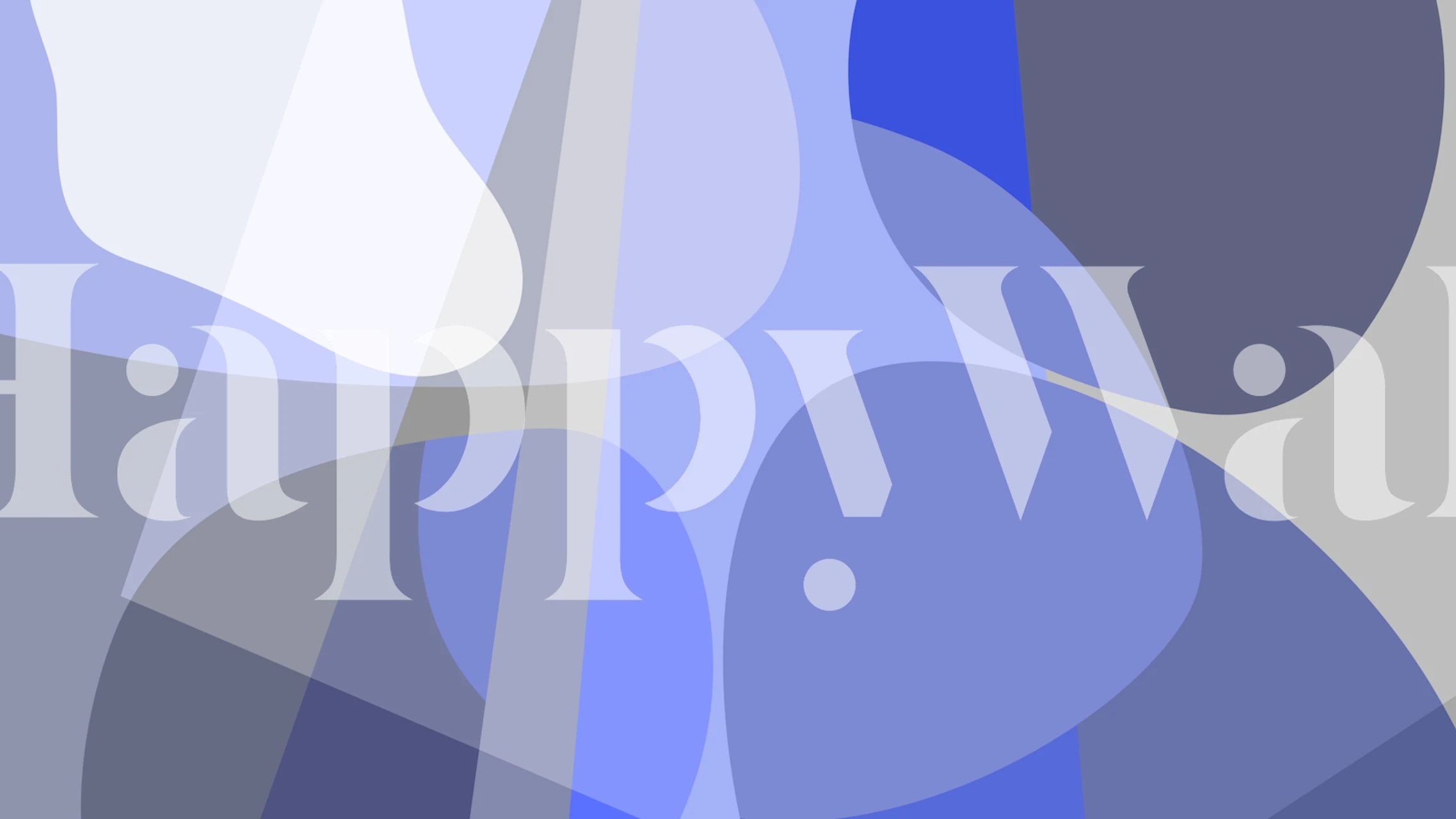 Modern Art Shapes wallpaper in a room