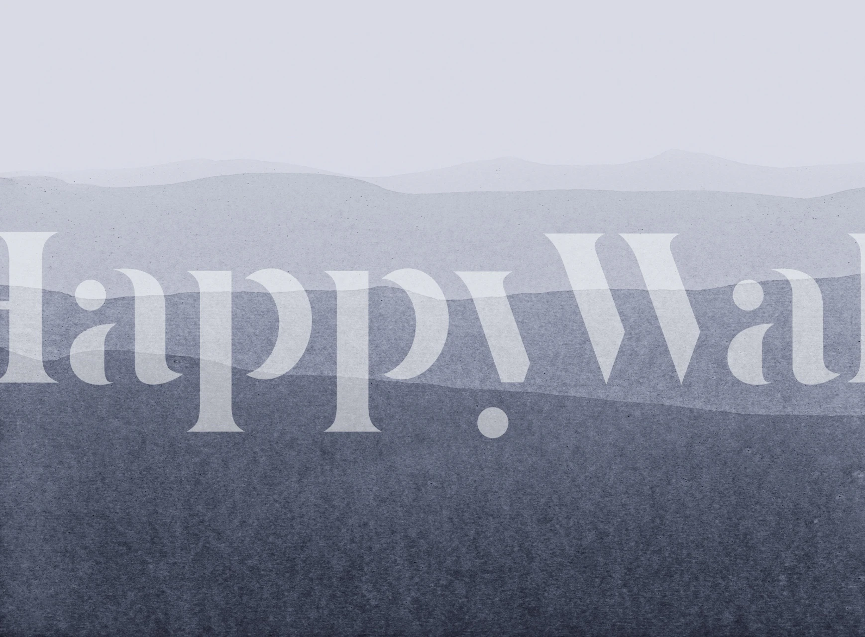 Tapeta Gradient horizon purple greys w pokoju