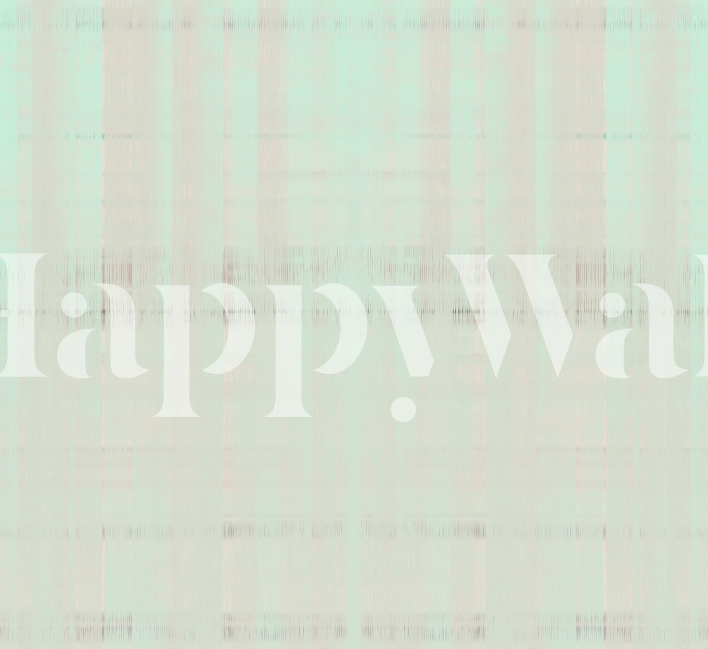 Abstract mint green wallpaper with soft textured stripes