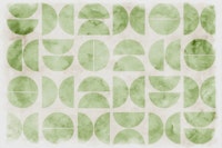 Retro Sage Geometry tapete