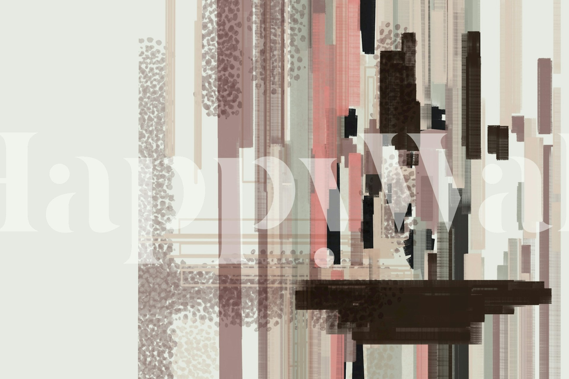 Urban Cruising behangontwerp in een kamer