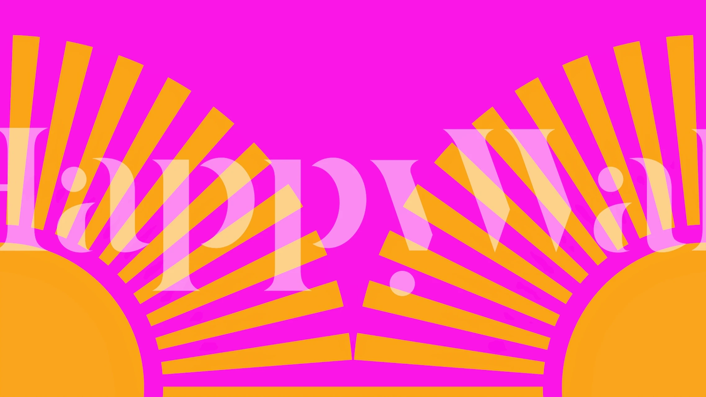 Radiant Dawn wallpaper design in a room