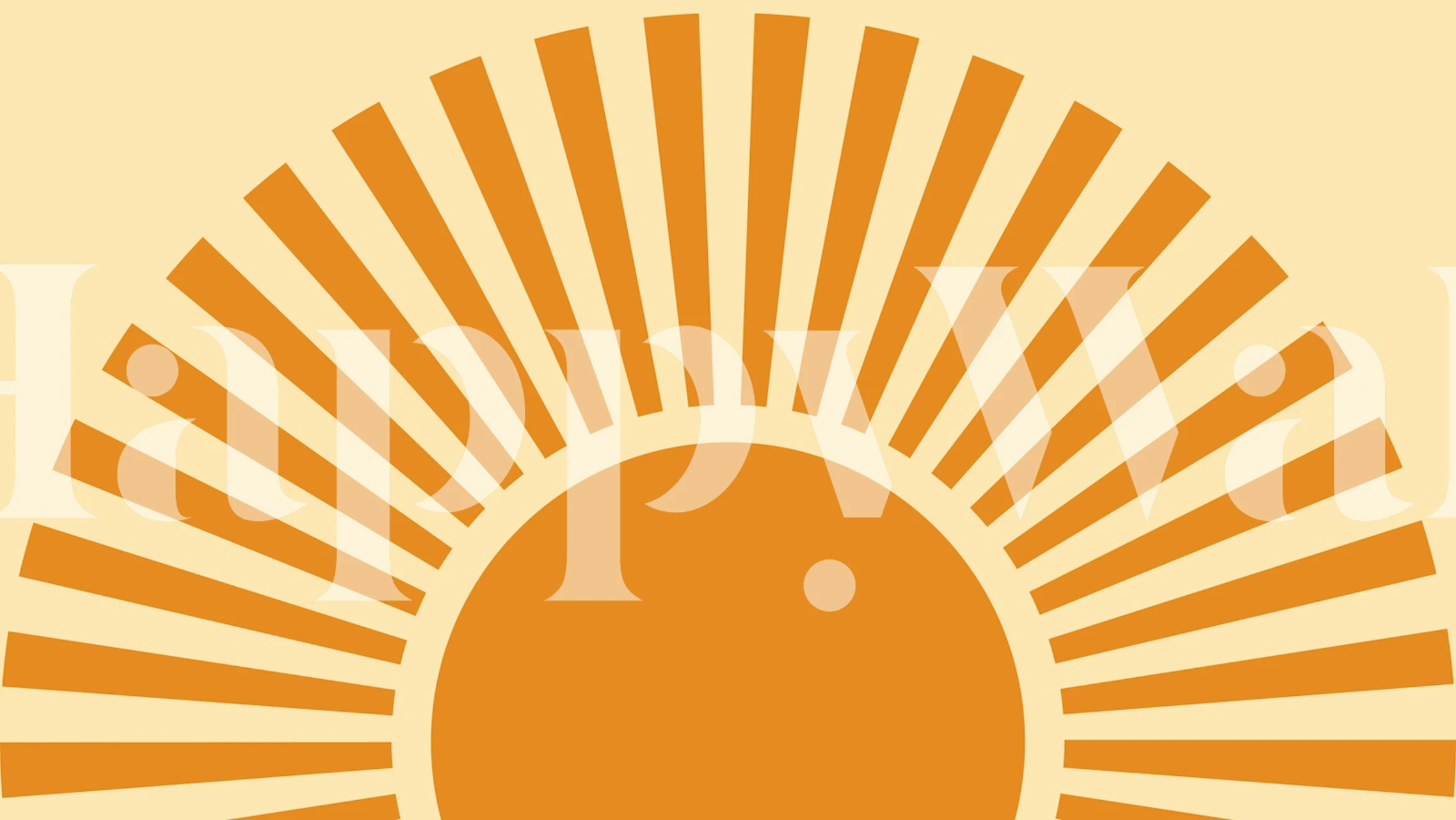 Zidna obloga Elegant Sunrise prikazana u sobi