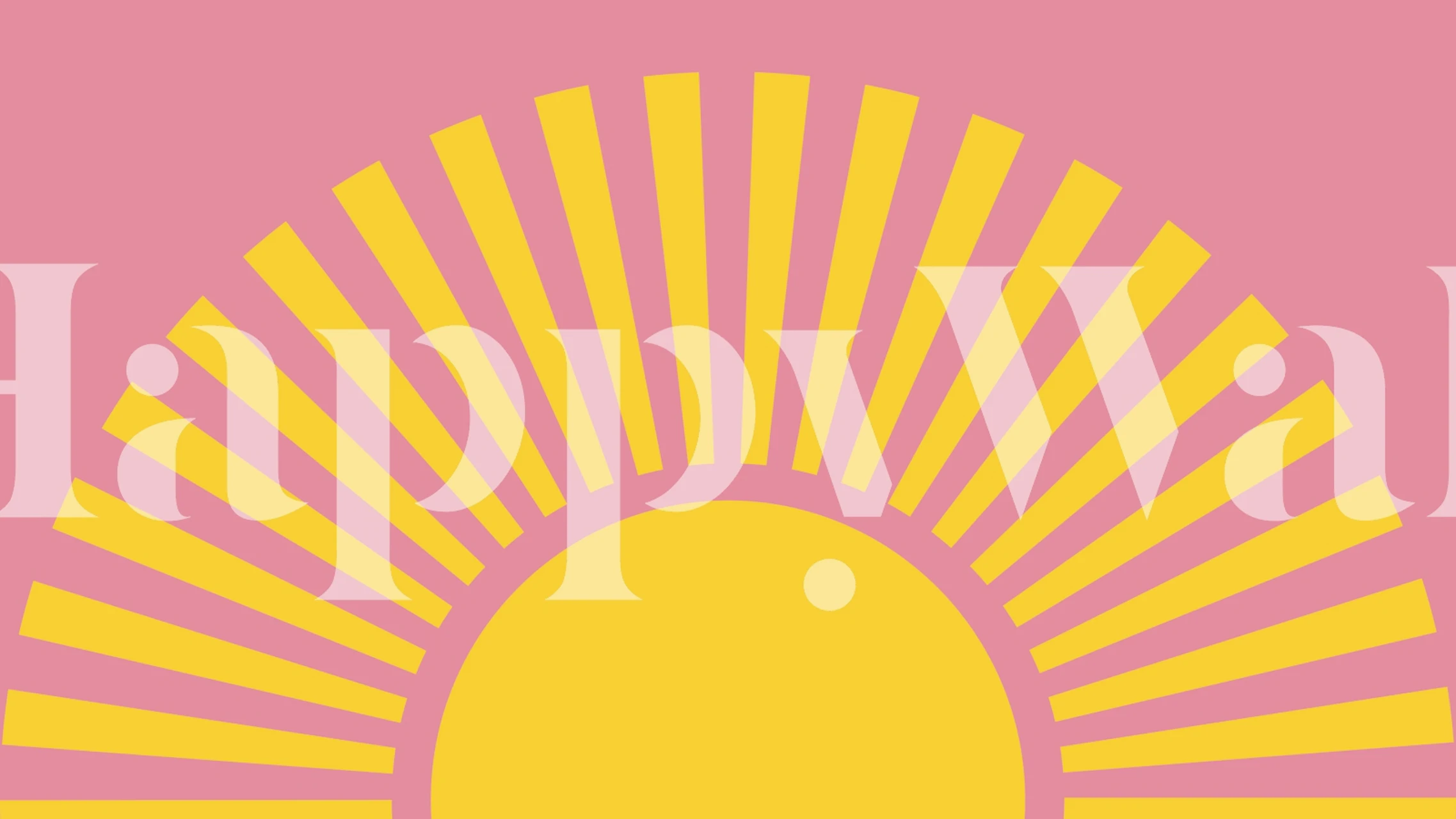 Tapeta Radiant Dawn Art w pokoju