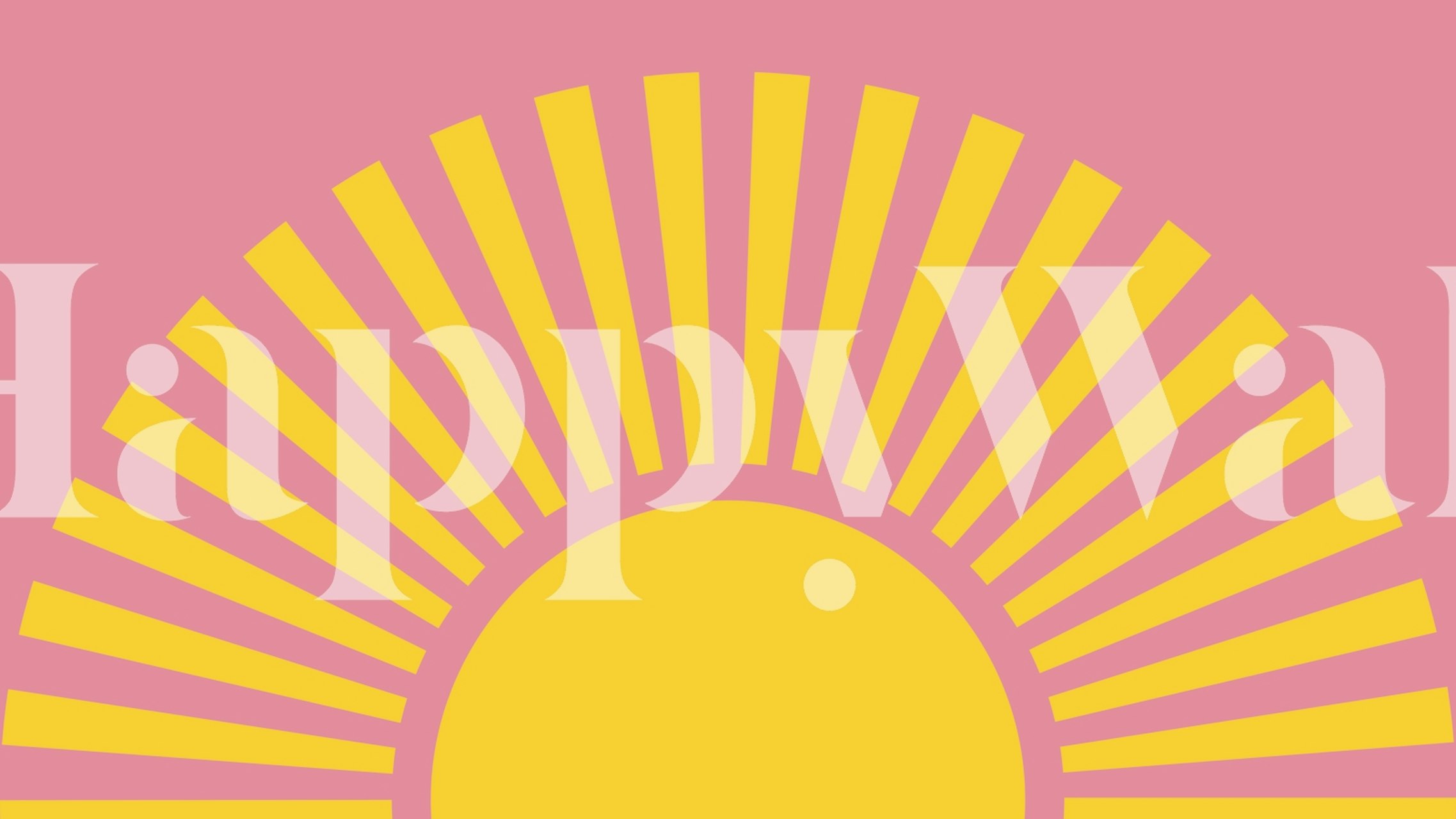 Papier peint Radiant Dawn Art dans une pièce