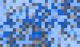 Azure Pixel Mosaic