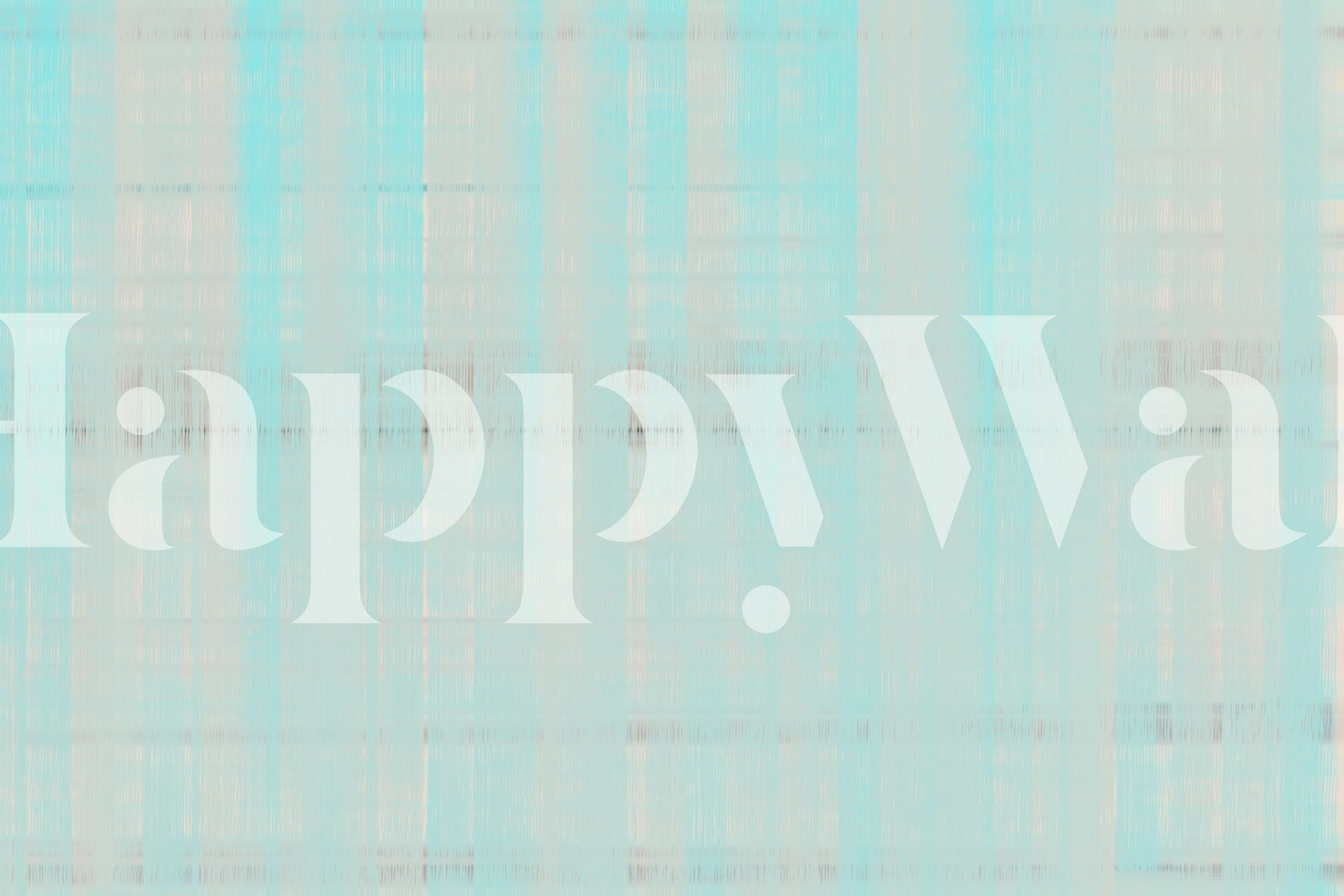 Silky Teal Blue papel de parede em um quarto