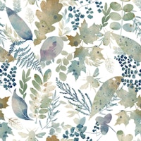 Whimsical Leaf Harmony ταπετσαρία