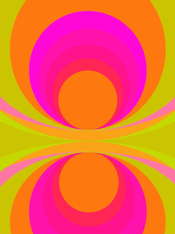 Psychedelic Swirl Glow