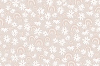 Rainbow Daisy Dream 3 carta da parati