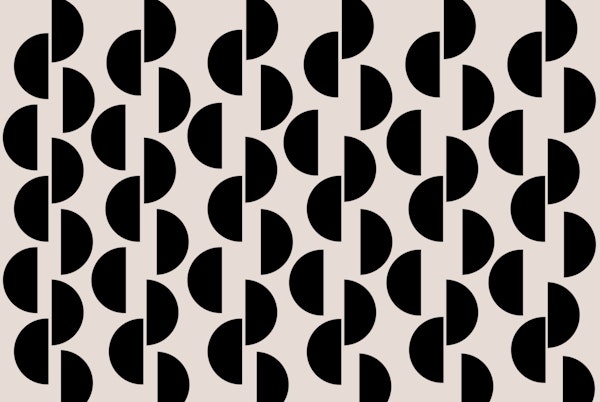 Mid Century Half Moon Glam 1