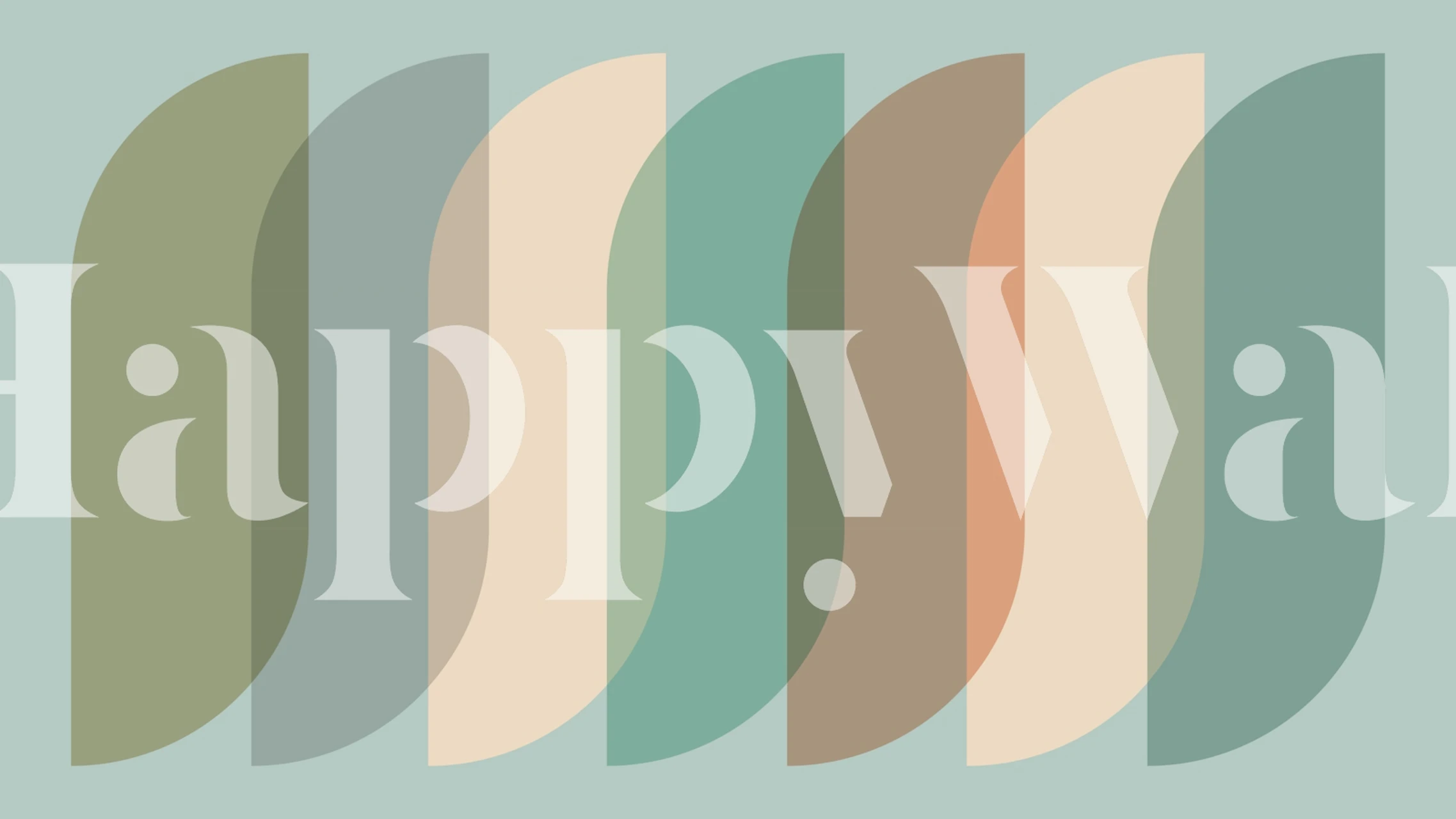 Subtle Tones Abstract Arch-behang in een stijlvolle kamer