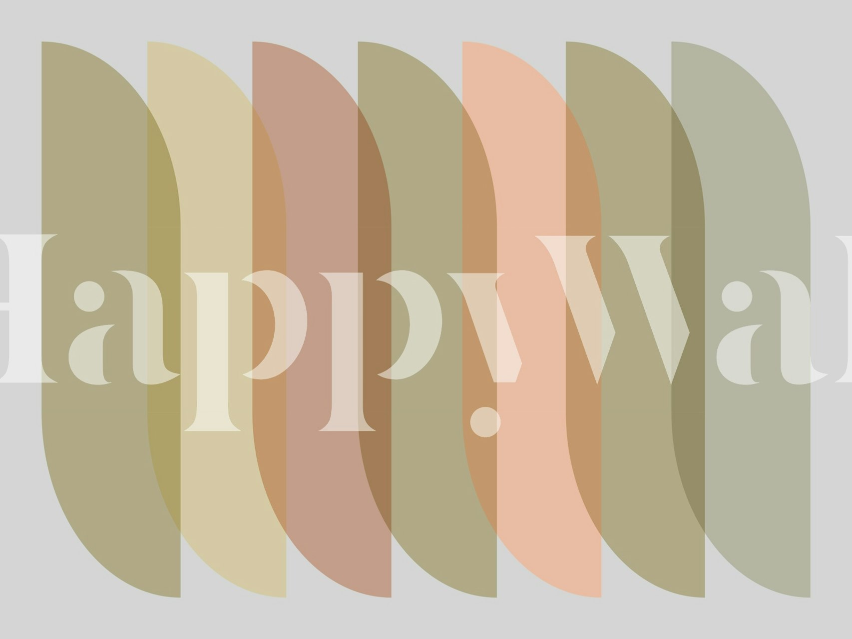 Modern geometric wallpaper i ett rum