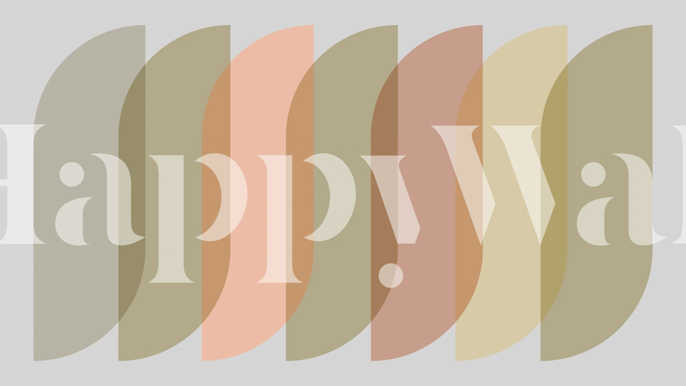 Chic Pastel Curves papel de parede em um quarto