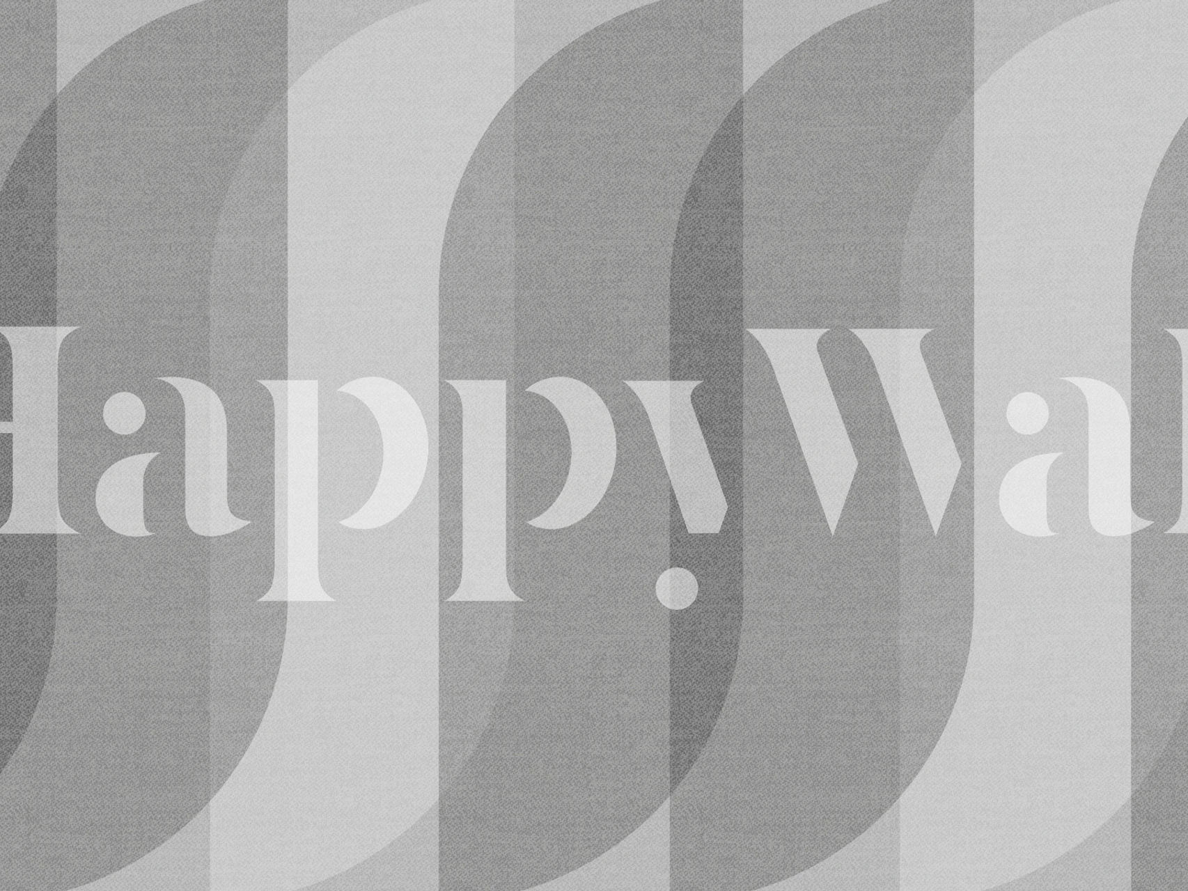 Papel de parede Modern Curves Decor em um quarto