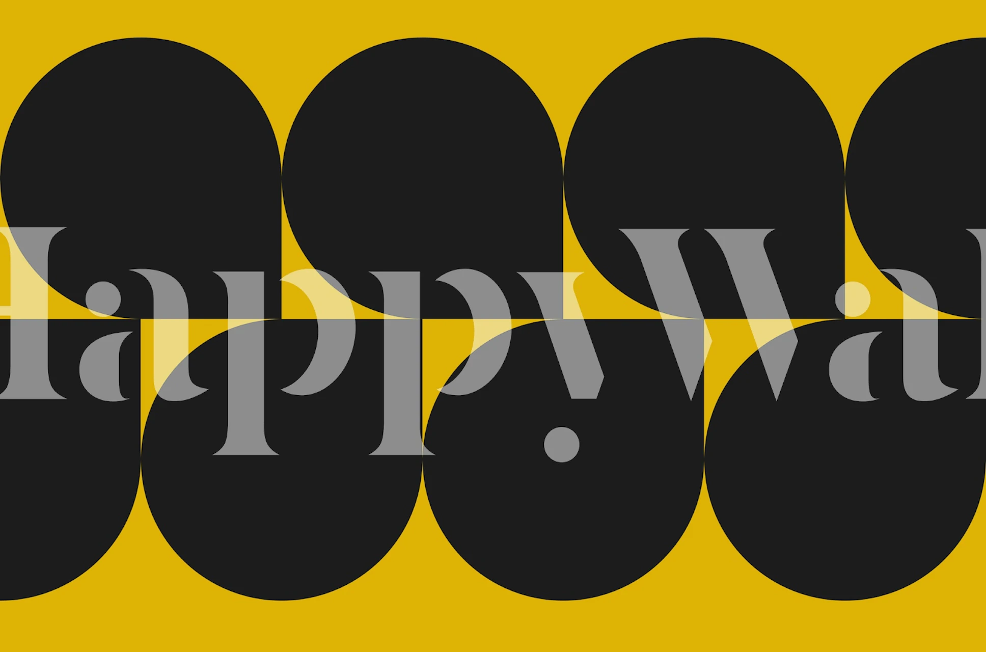 Diseño de papel tapiz Contemporary Bold Contrast